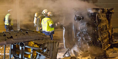 Brand in A1-Tunnel - Ein Toter