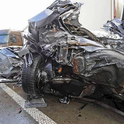 Massencrash bei Cloppenburg 