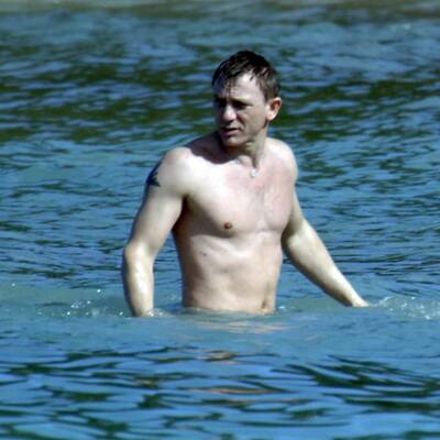 Bond am Strand: Daniel Craig auf St. Barth