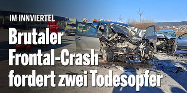 Brutaler Frontal-Crash fordert zwei Todesopfer