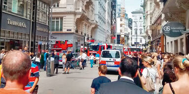 Explosion mitten in der Wiener City