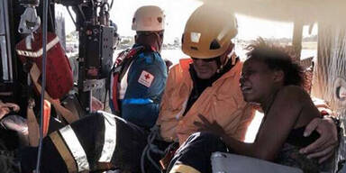 Mutter und Baby überlebten Flugzeug-Crash 