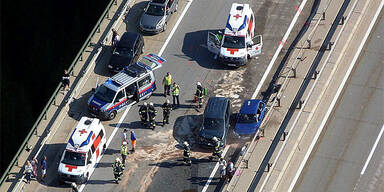 Unfall auf der A2 bei Villach