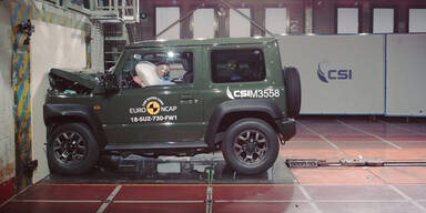 Neuer A6, Touareg und Jimny im Crashtest