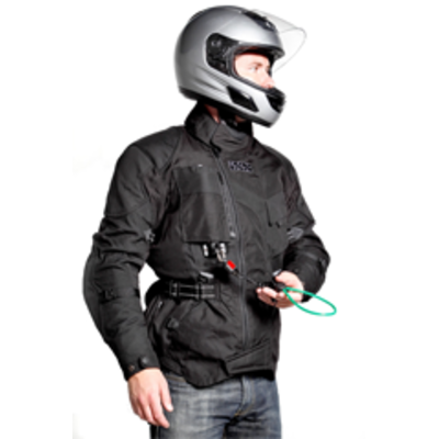 Spektakulärer Motorrad-Crashtest