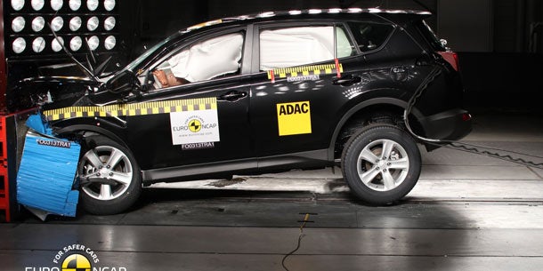 Top-Ergebnisse beim EuroNCAP Crashtest