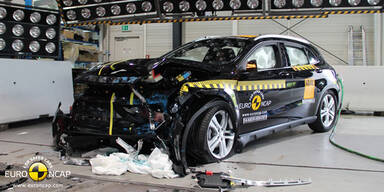 Crashtest: Nur Mercedes mit 5 Sternen