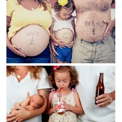 So witzig können Schwangerschafts-Nachrichten sein!