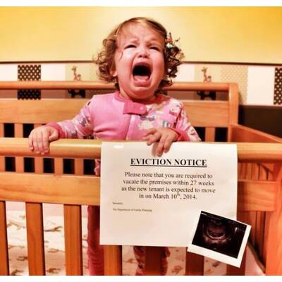 So witzig können Schwangerschafts-Nachrichten sein!