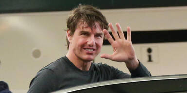 Tom Cruise bei der U-Bahn Station Schottenring