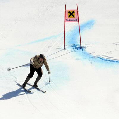 Didier Cuche feiert seinen Abschied