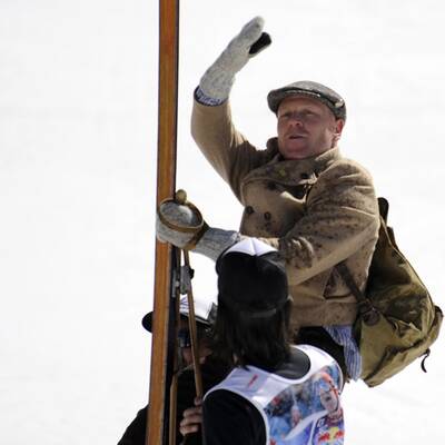 Didier Cuche feiert seinen Abschied