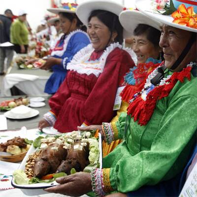 Anden-Meerschweinchen als Delikatesse