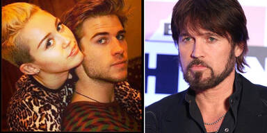 Miley Cyrus, Billy Ray Cyrus, Chris Hemsworth