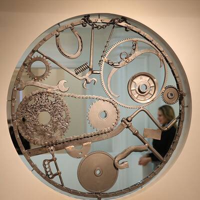 Bob Dylan präsentiert Kunst aus Eisen und Stahl