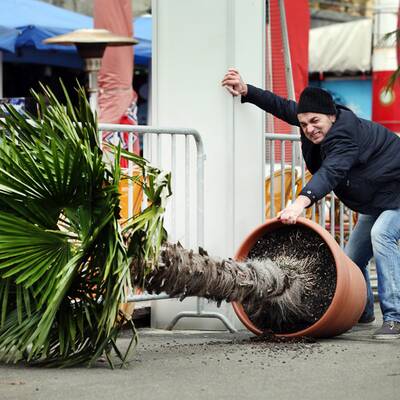 Heftige Stürme in Europa