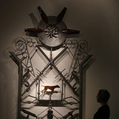 Bob Dylan präsentiert Kunst aus Eisen und Stahl