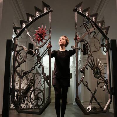 Bob Dylan präsentiert Kunst aus Eisen und Stahl