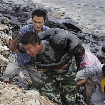 Ölkatastrophe vor China