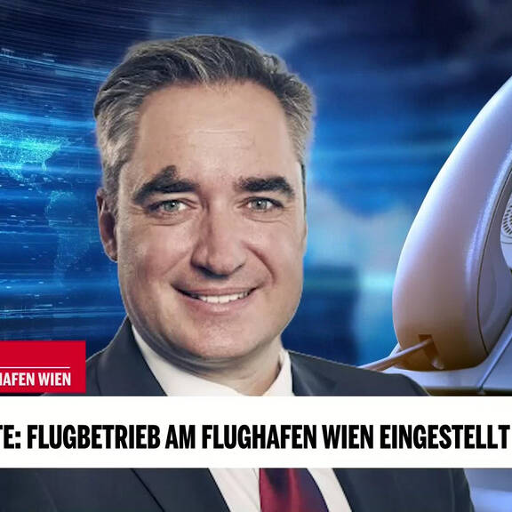 Glatteis legt Airport lahm: Flughafen Wien-Schwechat vorübergehend gesperrt | Peter Kleemann