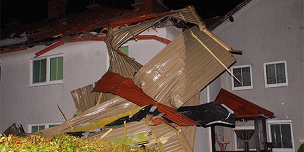 Orkan wütet in Österreich