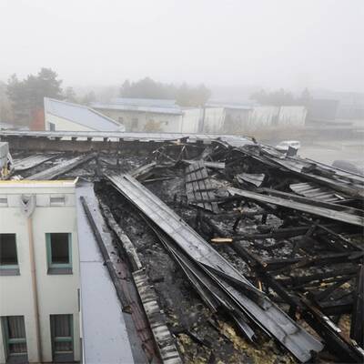 Nach den Löscharbeiten