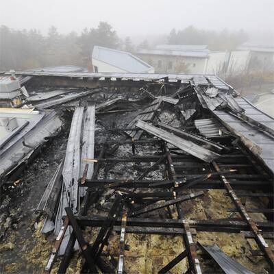 Nach den Löscharbeiten