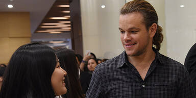 Lange Haare | Matt Damon erregt mit Pferdeschwanz