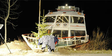 Kapitän setzte Donau-Dampfer absichtlich an Land
