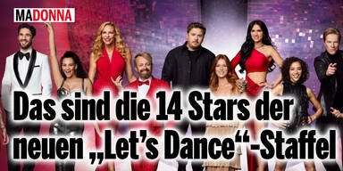 Von Sonya Kraus bis Ross Antony: Das sind die 14 Stars der neuen „Let’s Dance“-Staffel