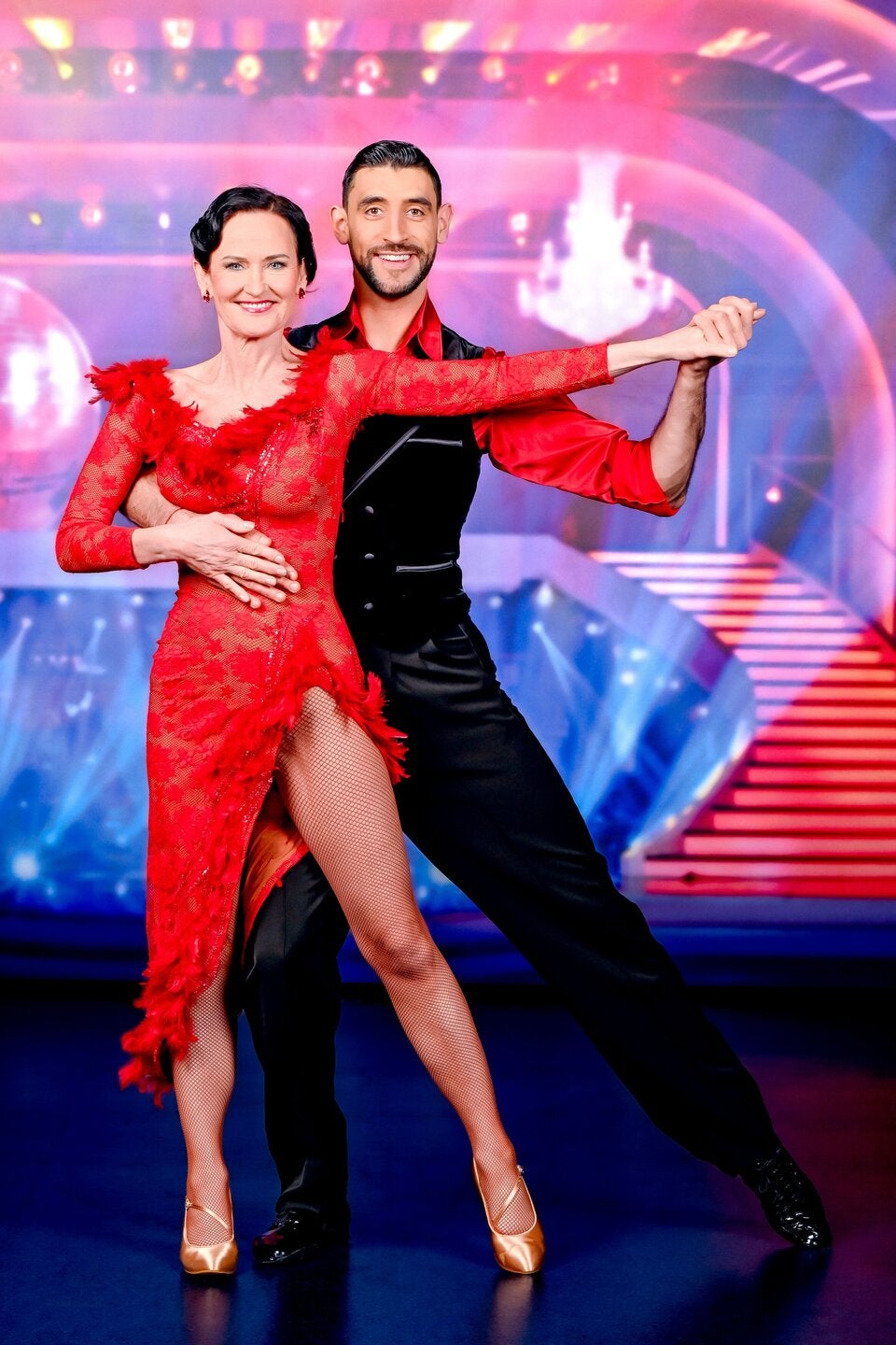 Eva Glawischnig mit Dimitar Stefanin