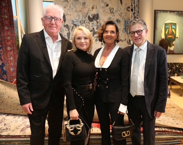 Ernst und Manuela Fischer, Brigitte Annerl mit Ehemann Ramin.