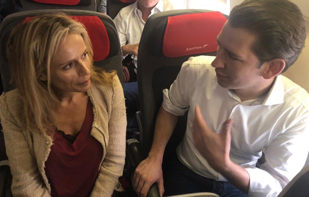 U-40-Hockey-Nationalteam trifft Kanzler Kurz im Flieger