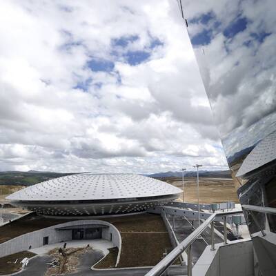 Der höchste Flughafen der Welt