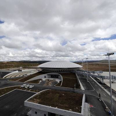 Der höchste Flughafen der Welt