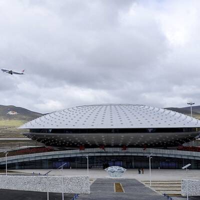 Der höchste Flughafen der Welt