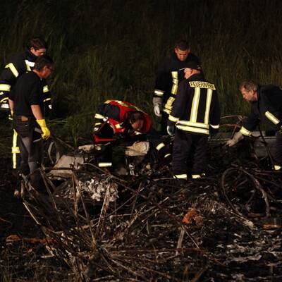 Die Bergung des Zeppelin-Piloten