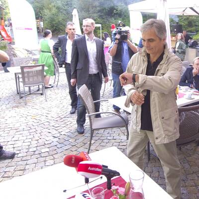 Rot-Grünes Date: Kanzler trifft Glawischnig