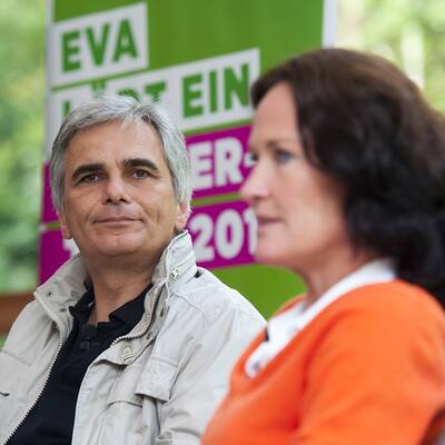 Rot-Grünes Date: Kanzler trifft Glawischnig