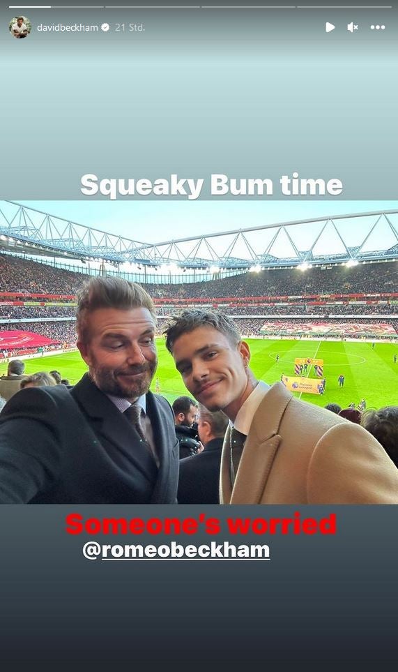 Beckham instagram