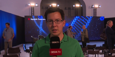 oe24.TV-Reporter David Herrmann-Meng