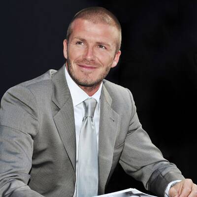 Beckhams heiße Plakatpräsentation