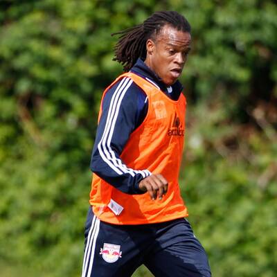Edgar Davids traininerte bei RB Salzburg