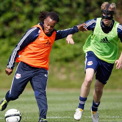 Edgar Davids traininerte bei RB Salzburg