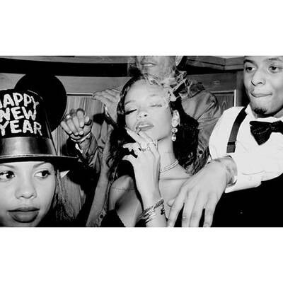 Rihanna feierte wilde Silvester-Fete mit Cara Delevingne