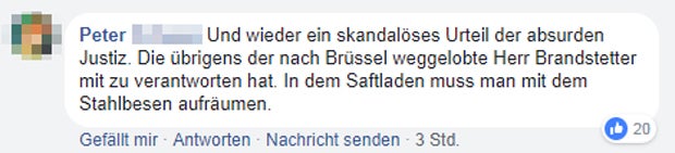 Shitstorm im Internet nach dem Urteil