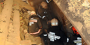 Zimmerdecke in Wien eingest&uuml;rzt