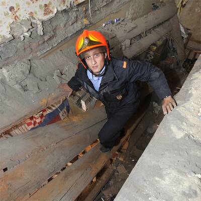 Zimmerdecke in Wien eingestürzt