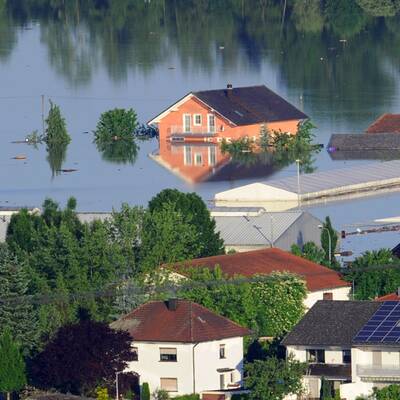 Deutschland versinkt im Hochwasser