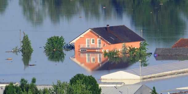 Donaupegel in NÖ sinken